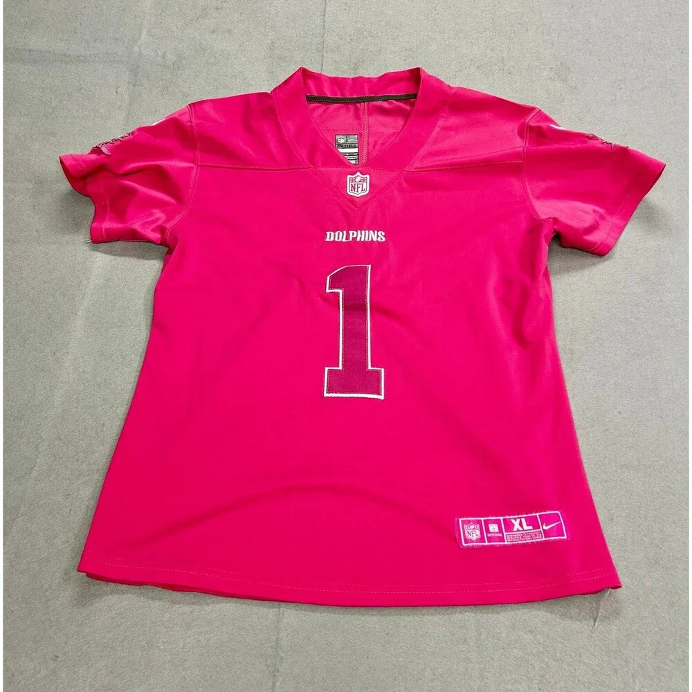 Kids Nike On Field Tua Tagovailoa pink Jersey